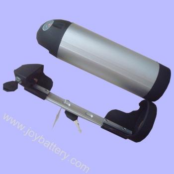 China 24V 10Ah water bottle type LiFePO4 electric bike battery for sale