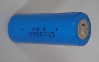 China Non-rechargeable lisocl2 power type 3.6v 3500mAh ER18505M battery for sale