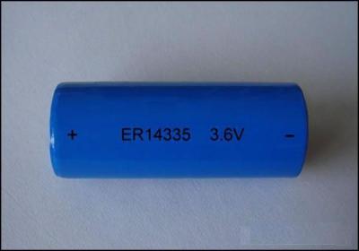 China Primary Lithium battery size 2/3AA ER14335 3.6V 1600mAh battery for sale