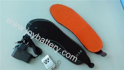 China 2014 Rechargeable Built-in Li-battery Powered Remote Heated Insole for sale