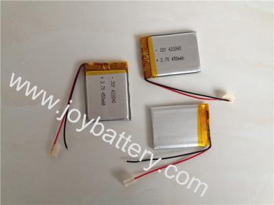 China 423040 3.7V450mAh,203040 3.7V200mAh,503040 3.7V600mAh, 583040,603040,703040,803040 battery for sale