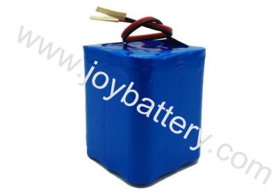 China li-ion battery pack 11.1V 8700mAh with 18650 cells 3S3P,18650 6600mAh 3S3P for Solar LED Light for sale