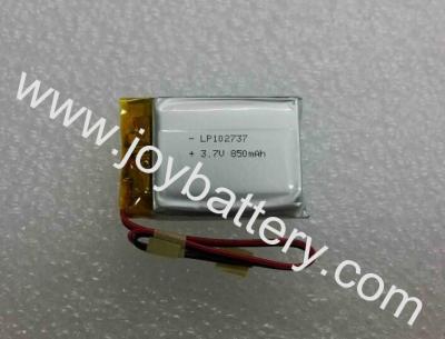 China 3.7V 850mah 102737 polymer li-on battery for MP3 Bluetooth Headset Pen GPS,Custom Model 102737 battery for sale