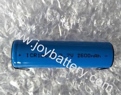 China 18650 3.7V 2600mAh battery with tab,18650 2200mAh,18650 2400mAh,18650 2600mAh battery for sale