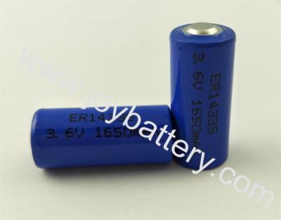 China ER14335 3.6V 1600mAh LiSOCl2 battery cells 2/3 AA 3.6v lithium battery,ER10440, ER10240, ER10280, ER10450,ER14505 for sale