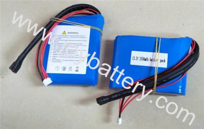 China 4S1P 13.2 2500mAh A123 26650 cell- high discharge current a123 lifepo4 battery pack 2.5Ah 13.2V for sale