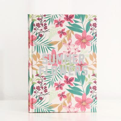 China The original new product this limited edition hardcover book paper notebook summer flowers are gorgeous and round for sale