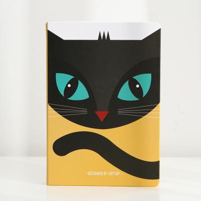 China Original New Product Chuck Cat Happiness Round Back Book This Design Hardcover Book Paper Notebook For Kids for sale