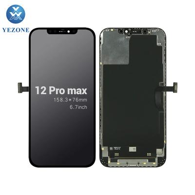 China Yezone factory lcd screen for iphone 12 pro max > 3 inches for sale