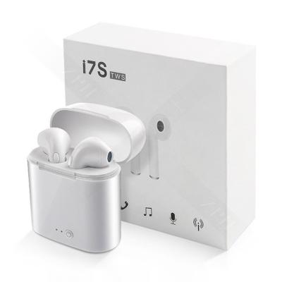 China 2019 new arrival wireless earphone earpod headset In-ear with i7s charging case for sale