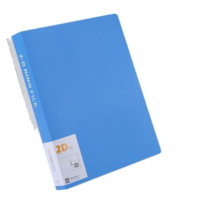 China 2D Trend Creative Hot Selling Ring Binder Folder OEM Office Supplies Folder for sale