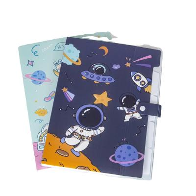 China Office / School Accordion Folder A4 Size 5 / 8 / 12 Pockets Expanding Folder Organizer Hot Selling SPACE MAN for sale