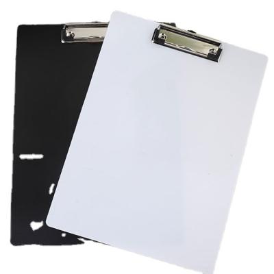 China High Capacity Clipboard Hard Size Thick Board PP With Metal Clip PP Eco-friendly Clipboard for sale