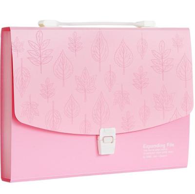 China Eco-Friendly Logo Expandable Cover Standing File Folder Multi Pockets Size Backing PP Expanding Folder for sale