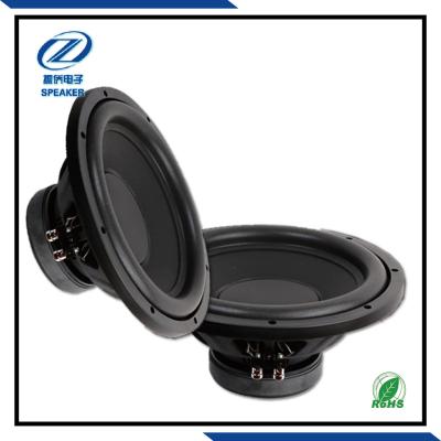 China Mini 12 inch Iron Frame 500W/1000W Car External Speaker Subwoofer Speaker for sale