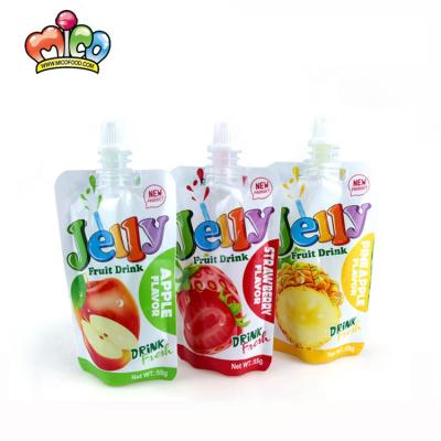 China Mini Fruit Flavors Jelly Drinks Nutritious Wholesale Low Calorie Assorted Colorful Fresh Candy For Kids Snacks for sale