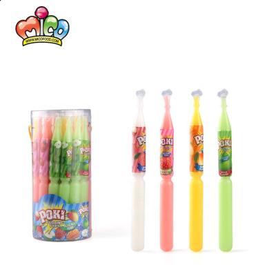 China Nutritious Fruit Jelly Pudding Pops Stick Juicy Candy in PVC Jar for sale