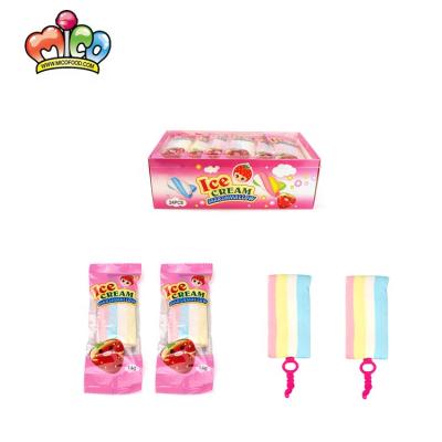 China Natural Colorful Cotton Ice-Lolly Marshmallow Candy For Kids for sale