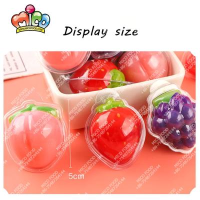 China Natural Halal Multi Color Fruit Cola Bottle 15g Soft Shape Candy Lollipop for sale