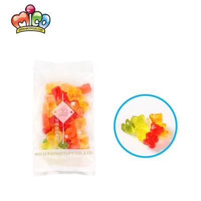 China Custom Wholesale Colored Bear Gummy Candy Nutritious In Sachet for sale