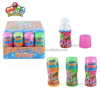 China Wholesale Custom Cartoon Pattern Fruit Flavors Sweet And Sour Roller Liquid Candy For Kids for sale