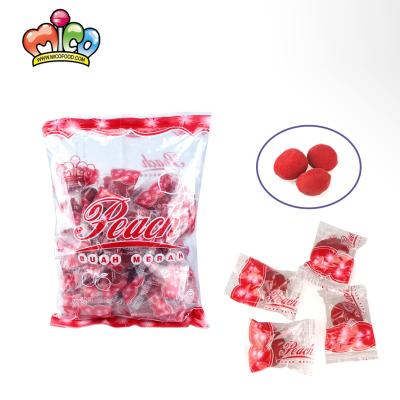 China 2021 Hot Selling Nutritious Halal Meat Candy Sour Red Canned Dried Fruit Peach for sale