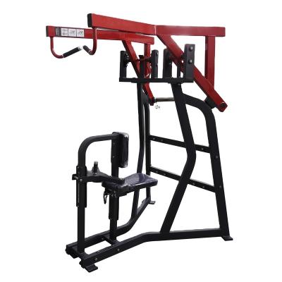 China Commercial Free Front Lat Pulldown Hammer Strength Lateral Use Bodybuilding Weight Plate Loaded Machine for sale