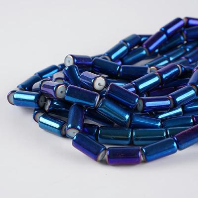 China New Product Brilliant Fine Workmanship Garment Accessories Blue Natural Crystal Beads Strand For Jewelry Making for sale