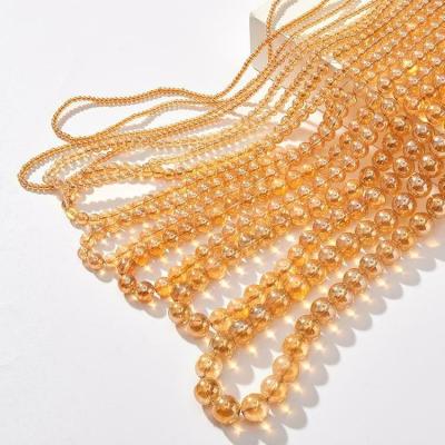 China Direct Sales Shiny Light Jewelry Making DIY Open DIY Glass Colorful Bead for sale