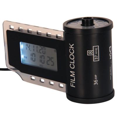 China Camera Electronic Roll Film Clock For Home Decor for sale