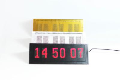 China Mute Indoor Dot Matrix Clock , LED Digital Clock for sale