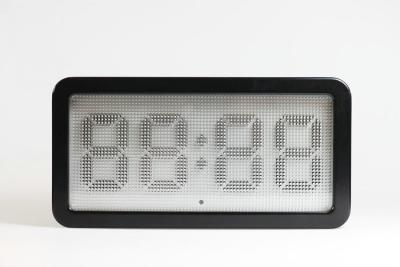 China Box Needle Dot Matrix Clock , Black 24 Hour Pin Clock for sale