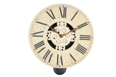 China Classic Hang Antique Wooden Clocks , 14 Inch Clock for sale