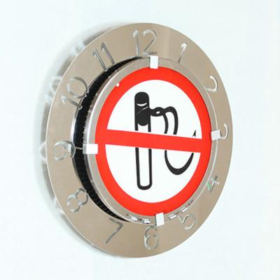 China Silver Decorative Wall Clock For Office for sale