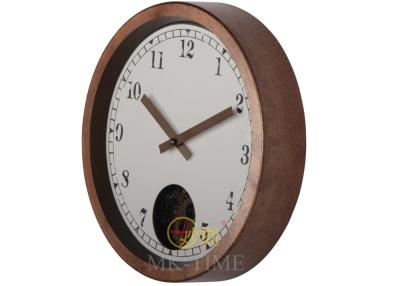 China classical style 12inch Antique Round Gear Wall Clocks , Arabic Numerals Clock for sale