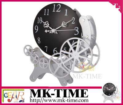 China Metal ongebruikelijke Olympische mechanische Gear Clock, MK-TIME Te koop