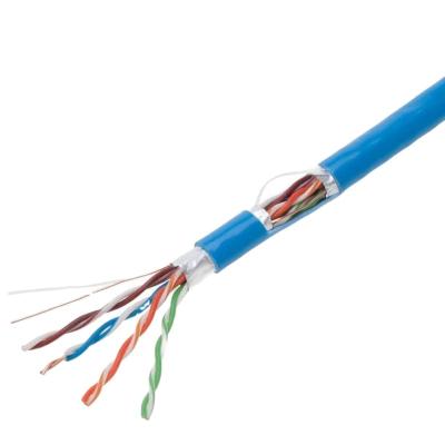 China High Speed ​​Communication Except Telecom Cable CCS CCA FTP Cat5e Network Lan Ethernet Telecommunications CAT5e Cable for sale