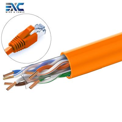 China Network Ethernet Lan Cat 6 Cat6A UTP RG45 Pure Bare Copper Cable for Networking and Router Data Centers Computer EXC-Cat6-UTP for sale