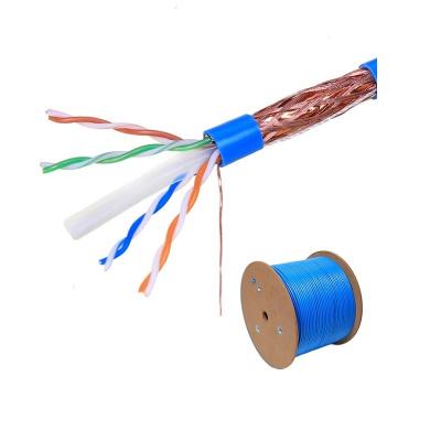 China Computer Networks Manufacture 1000FT Price Double Cat7 Shielded A.W.G Cable SFTP Network Cable RJ 45connector cat7. Cable 24 CCA for sale