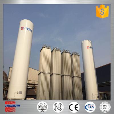 China Stainless steel carbon steel vertical design diesel fuel lpg storage tank for sale