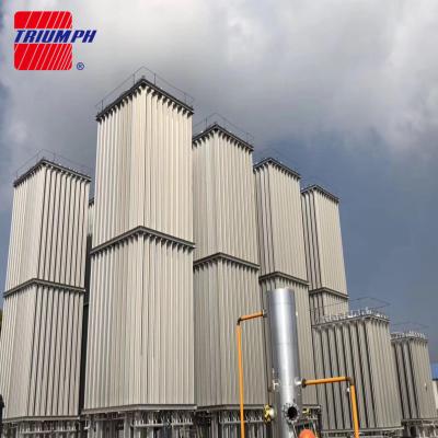 China High Pressure LNG Service Ambient Air Evaporator With ASME Standard for sale