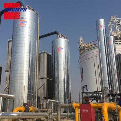 China Industry 60000Nm3/h LNG Water Bath Evaporator And U-tube Plate Heater For Hefei Gas Group for sale