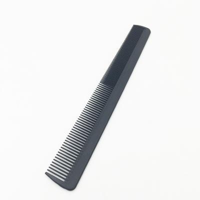 China Professional Hair Tool Salon Barber Cutting Carbon Fiber Heat Resistant Static Free Comb for sale