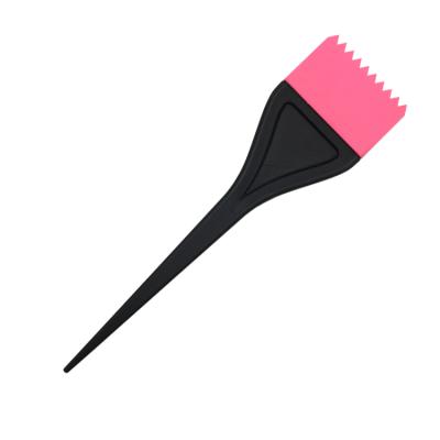 China Plastic Silicone Salon Use Large Silicone Hair Tint Dye Coloring Blending Brush for sale