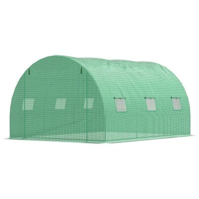 China Easily Assembled Green House Farmhouse Garden Tunnel Greenhouse for sale