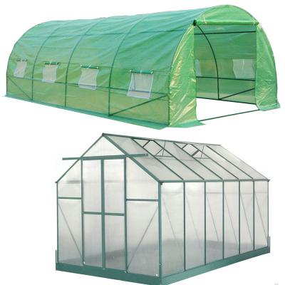 China Easily Assembled Warm Growing House Yard House Garden Garden House Aluminum Tent Greenhouse for sale