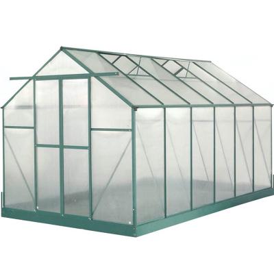 China Garden Agricultural Aluminum Greenhouse Green House Walk-in Outdoor Growing Warm House for sale