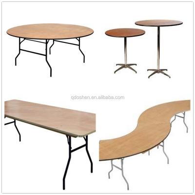 China Wooden folding table (size) of high quality plywood adjustable for sale