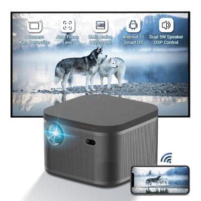 China Pico Hotack DLP 7000 Lumens 200 Inch 1080p Smart Android 11 Wifi BT Mini Portable Projector 4k Hot Selling for sale