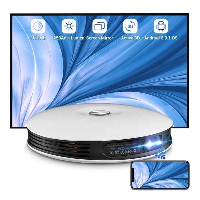 China 3D Best Selling DLP 720P 3D 4K Game Ready Smart Home Theater Projector With WIFI BT4.0 Android Outdoor Projectors for sale